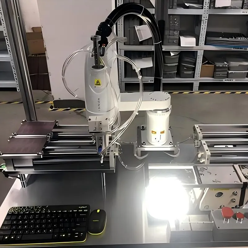 Visuelles Positionierungssystem für Roboterarmplatten